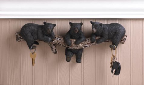 Black Bear Wall Hooks